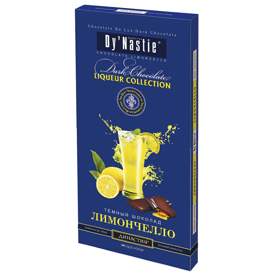  Династия Шоколад "Лимончело", (блок 10шт по 100г)  в Ефремове