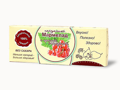 №2 Мармелад натуральный "Красная смородина" 140г в Ефремове